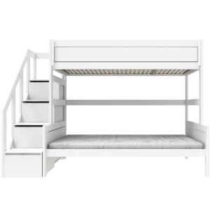Family Etagenbett mit Treppe 90/120 und 90/140