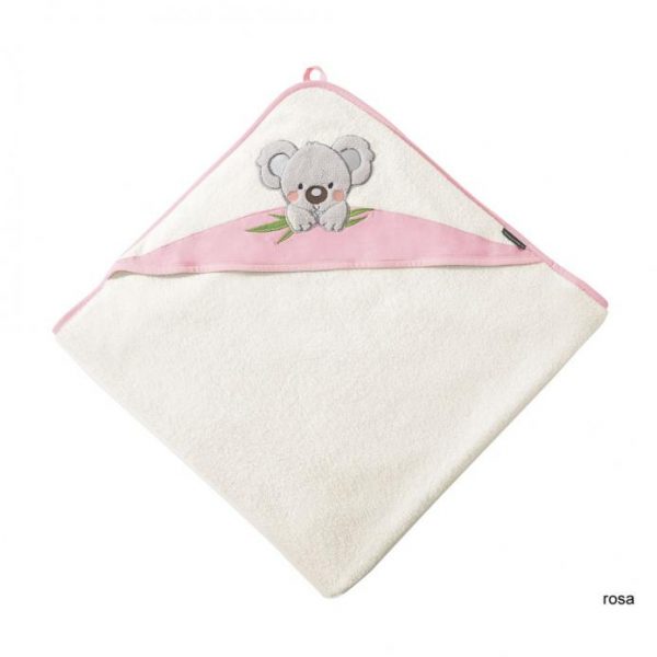 Morgenstern Kapuzenhandtuch Rosa – Bild 2