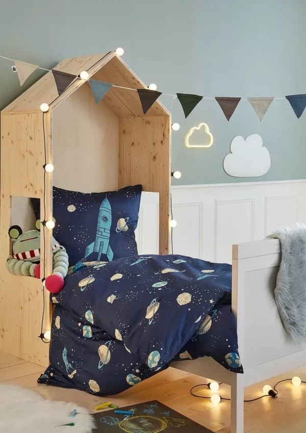Renforcé Bettwäsche "Space" – Bild 3