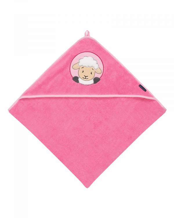Morgenstern Kapuzenhandtuch Rosa