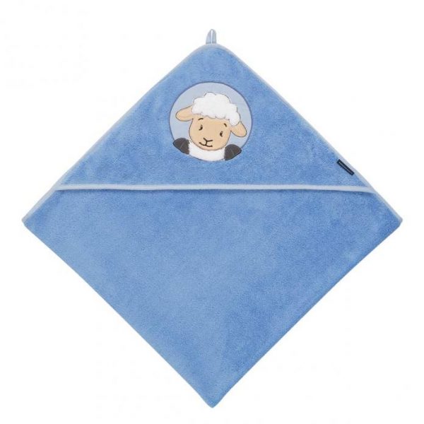 Morgenstern Kapuzenhandtuch Blau – Bild 4