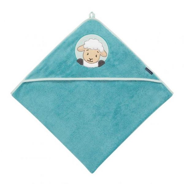Morgenstern Kapuzenhandtuch Blau – Bild 3