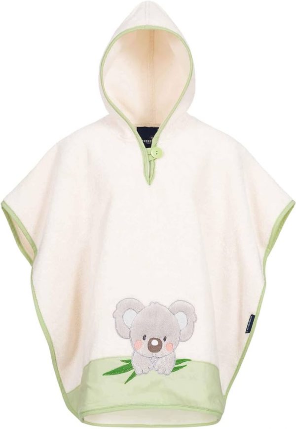 Morgenstern Badeponcho für Kinder Grün – Bild 5