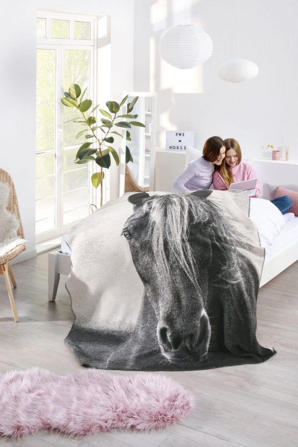 Kinder- und Jugenddecke "Animal Love" - Silver – Bild 2