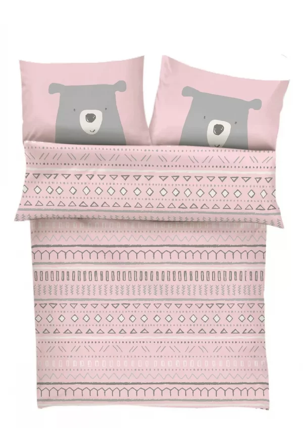 Baby-Bettwäsche aus Mako-Satin "Rosa" – Bild 2