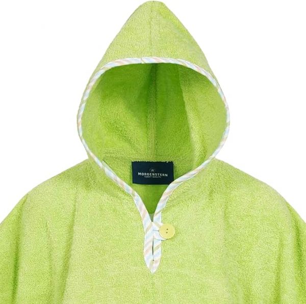 Morgenstern Badeponcho für Kinder Grün – Bild 4