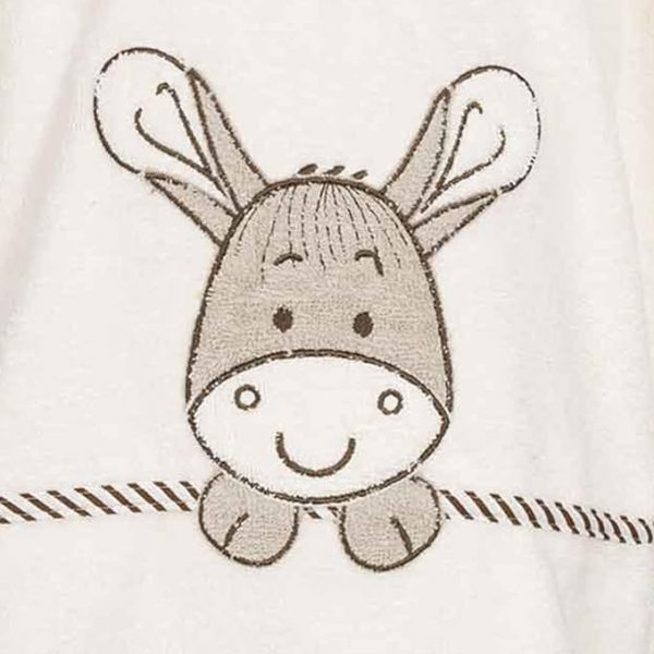 Morgenstern Badeponcho für Kinder Natur