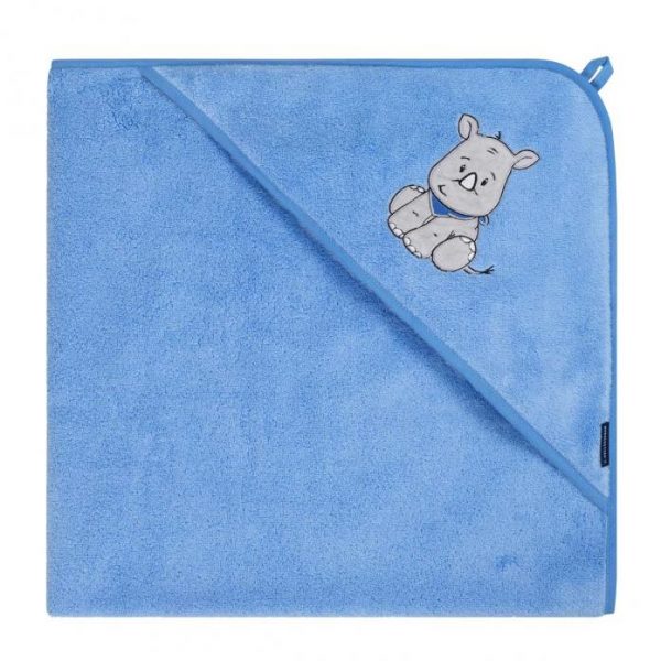 Morgenstern Kapuzenhandtuch Blau – Bild 2