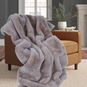 Star Home Webpelzdecke Donna Taupe